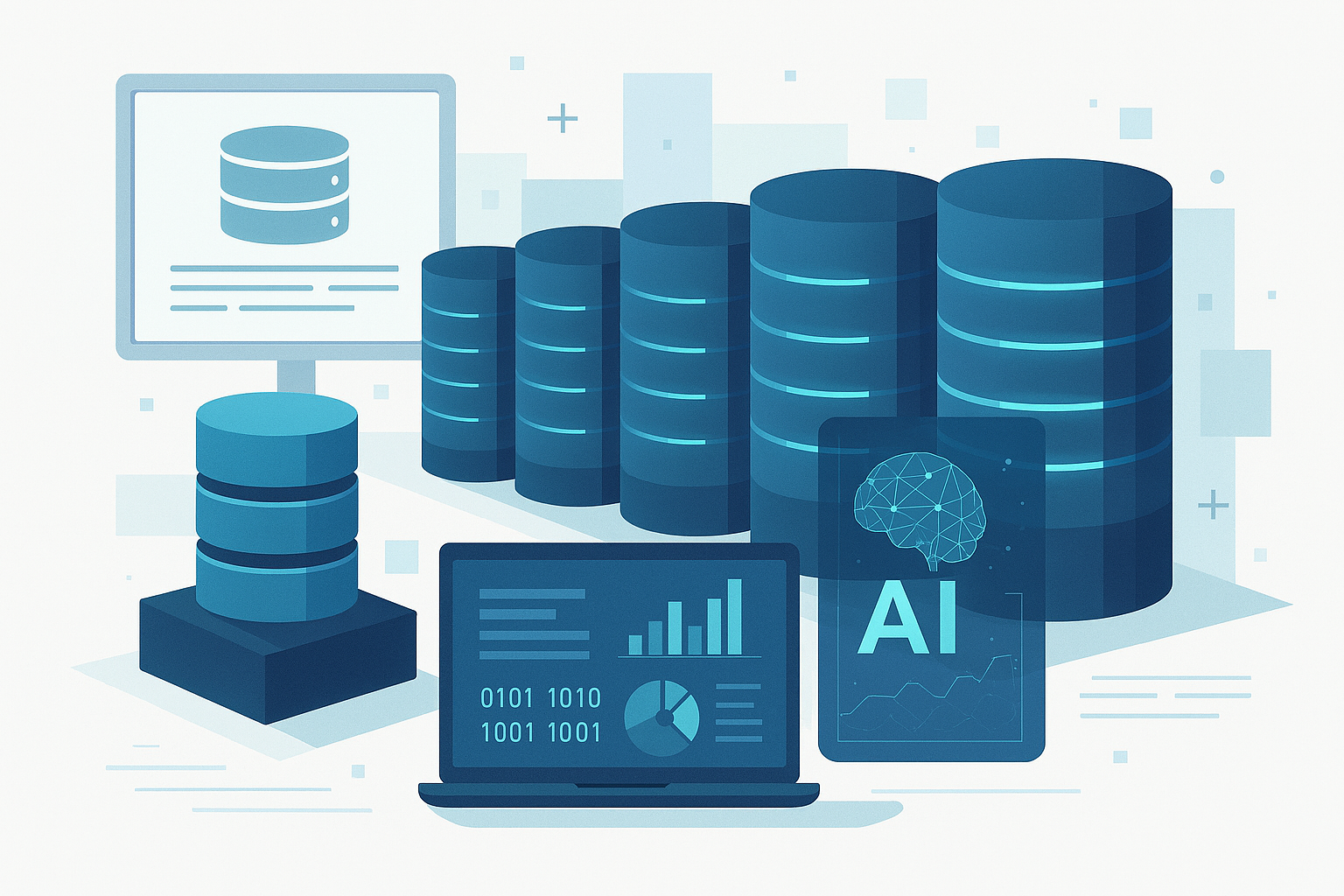 Futuristic dashboards and analytics